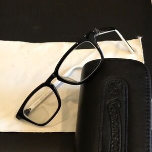 Chrome Hearts Black & White Classic Classy Glasses